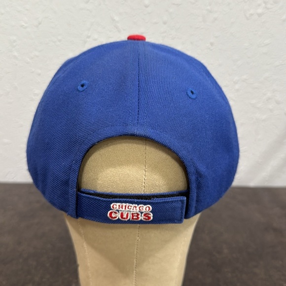 Chicago Cubs '47 Brand Royal Blue Adjustable Strapback Baseball Hat Cap OSFA - Picture 3 of 9